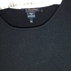 MaxMara  black top raglan short sleeve
